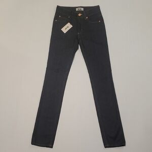 NWT ACNE STUDIOS Hex DC Dark Indigo Raw Denim Jeans W24 L32 Slim Straight Fit